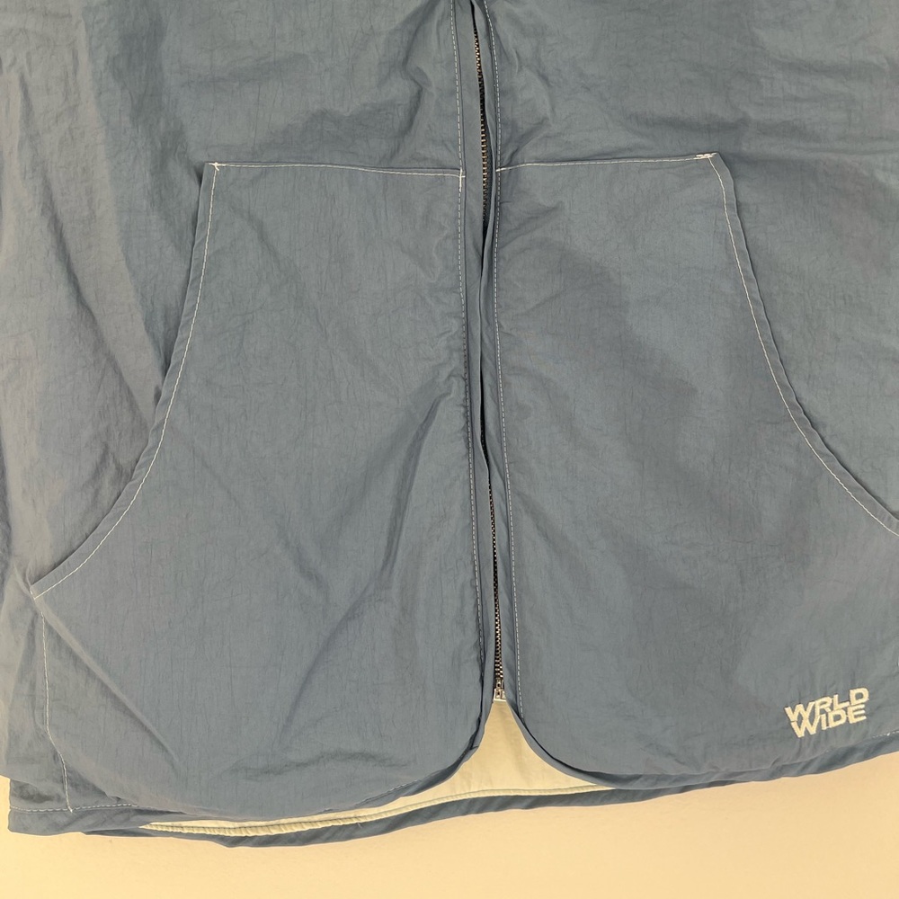 Reversible Nylon Gilet Light Blue - Picture 4 of 5